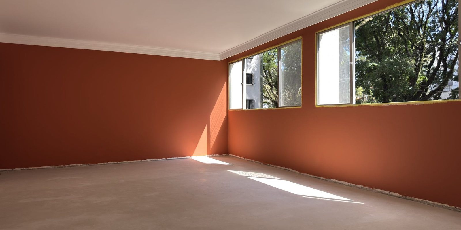 Ambiente em execução no Apartamento Mercês, durante o acompanhamento técnico.